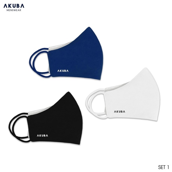 🔥BUNDLE OF 3 - unisex cotton 3 layer face mask🔥 - Picture 2 of 5